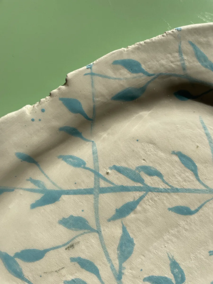 Patera blue design — zdjęcie 3