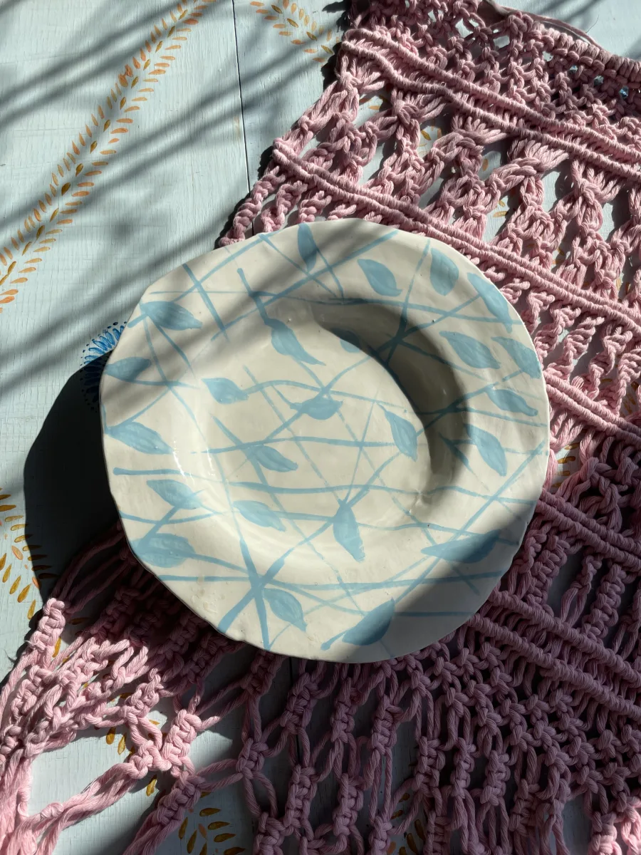 Talerz blue design — zdjęcie 3