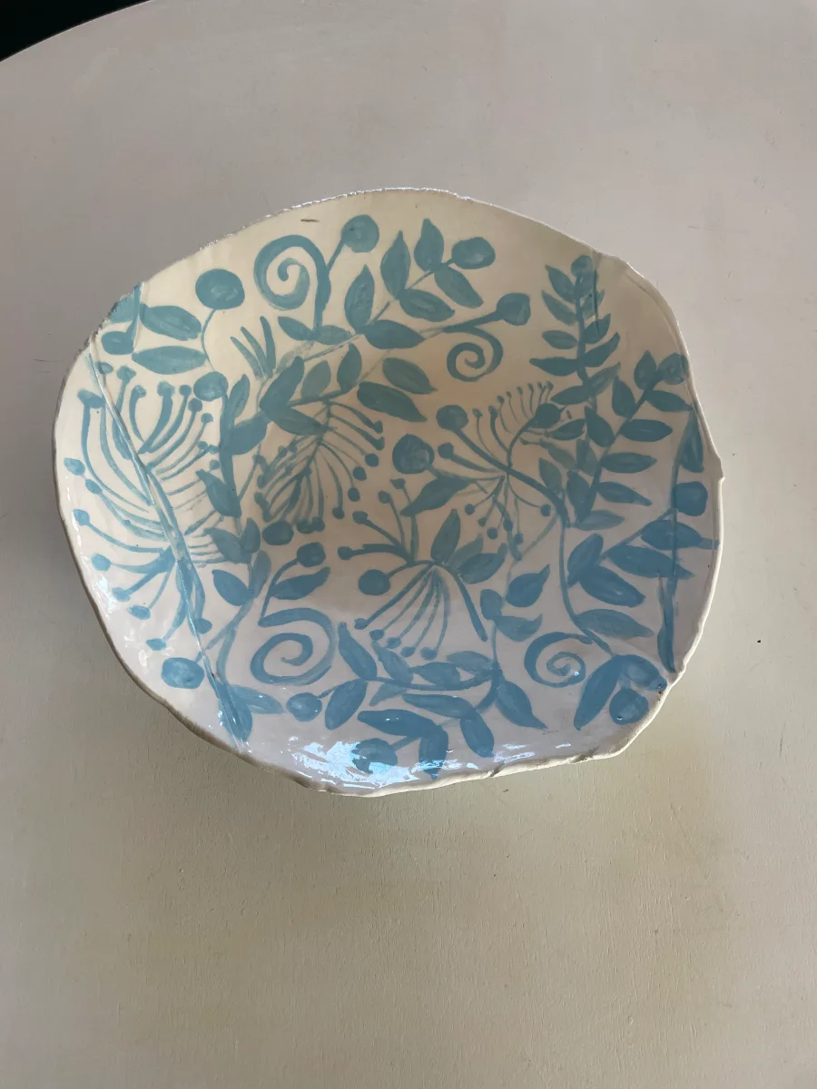 Talerz blue garden — zdjęcie 3