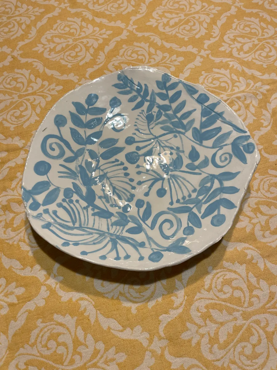 Talerz blue garden — zdjęcie 6